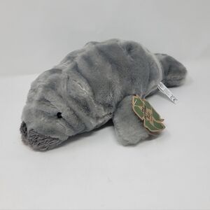 NWT The Petting Zoo Conservation Manatee Stuffed Animal Plushie Plush Toy